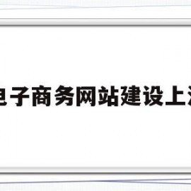 电子商务网站建设上海(电子商务网站的建设流程是怎么样的)