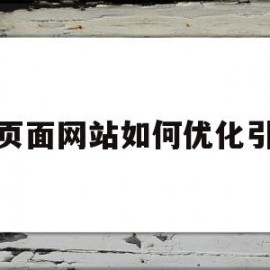 单页面网站如何优化引流(单页面seo搜索引擎优化)