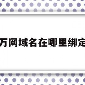 万网域名在哪里绑定(万网域名怎么设置密码)