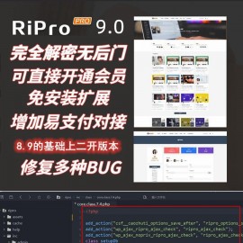 Ripro 9.0 免扩展版全解密无后门 WordPress博客深度主题