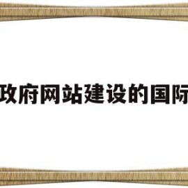 政府网站建设的国际(建设政府部门网站的基本意义有哪些)