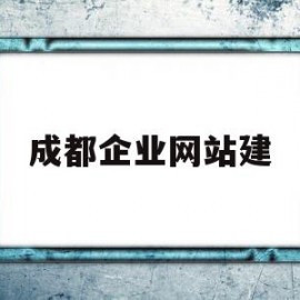 成都企业网站建(成都企业网站建设哪家好)