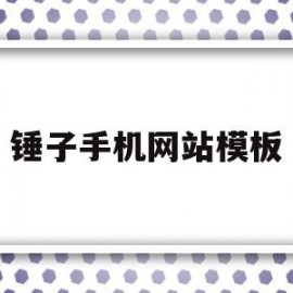 锤子手机网站模板(锤子手机网站模板下载)