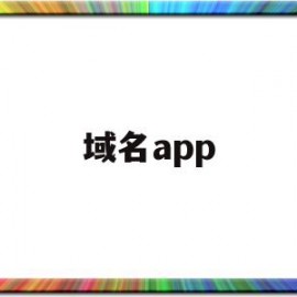 域名app(域名app下载)