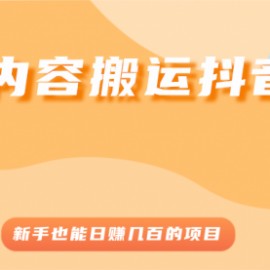 知乎内容搬运抖音玩法，新手也能日赚几百的项目