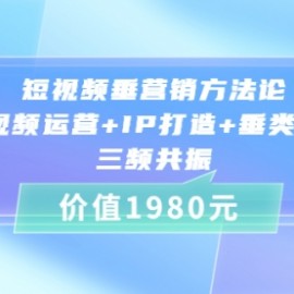 短视频垂营销方法论:短视频运营+IP打造+垂类营销，三频共振