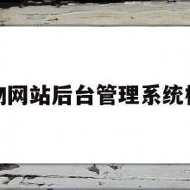 购物网站后台管理系统模板(购物网站管理系统的可行性研究报告)