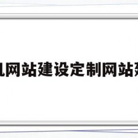 手机网站建设定制网站建设(手机网站建设定制网站建设方案)