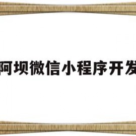 阿坝微信小程序开发的简单介绍