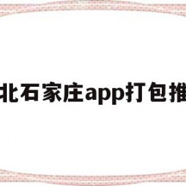 河北石家庄app打包推广的简单介绍