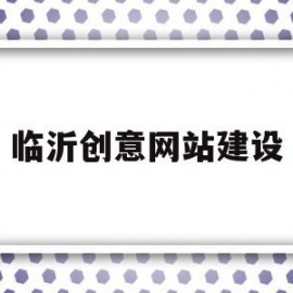 临沂创意网站建设(临沂网站建设方案开发)