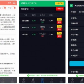 【美金点位盘】金融外汇交易所带风控功能源码下载