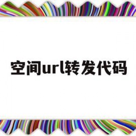 空间url转发代码(空间url转发代码怎么写)