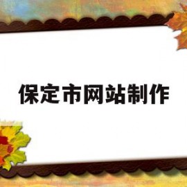 保定市网站制作(保定制作企业网站)