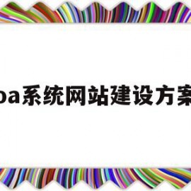 oa系统网站建设方案(企业oa系统建设及管理范文)