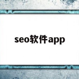 seo软件app(seo软件视频教程)