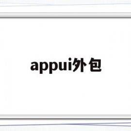 appui外包(app外包什么意思)