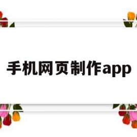 手机网页制作app(手机网页制作教程视频)