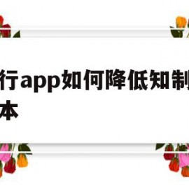 包含运行app如何降低知制造成本的词条