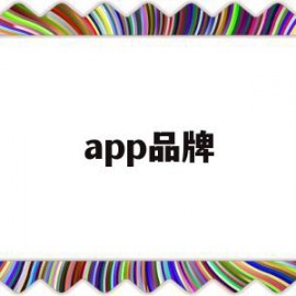 app品牌(app品牌推广方案)