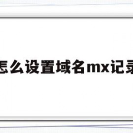 怎么设置域名mx记录(域名mx记录设置异常解决)