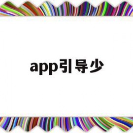 app引导少(app引导界面的作用)