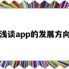 浅谈app的发展方向(app的发展规划和策略)