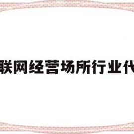 互联网经营场所行业代码(互联网经营场所行业代码是什么)