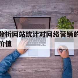 分析网站统计对网络营销的价值(网站访问统计分析工具对网络营销的作用包括)