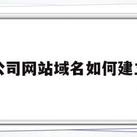 公司网站域名如何建立(公司网站域名如何建立链接)