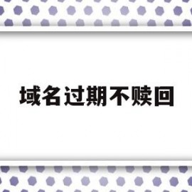 域名过期不赎回(域名过期不赎回会怎么样)