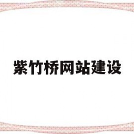 紫竹桥网站建设(紫竹桥网站建设方案)