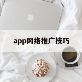 app网络推广技巧(网络app推广怎么赚钱)