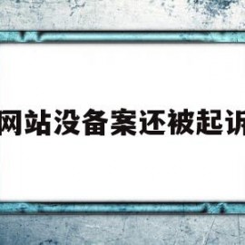 网站没备案还被起诉(网站没备案还被起诉会怎么样)