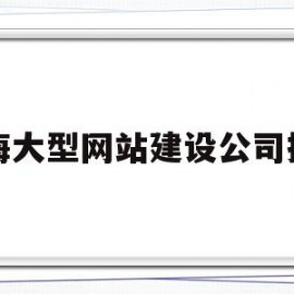 上海大型网站建设公司排名(上海大型网站建设公司排名榜)