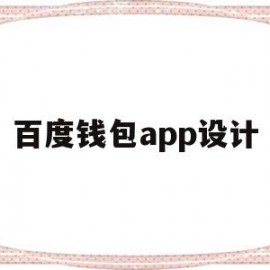 百度钱包app设计(百度钱包客户端在哪里)