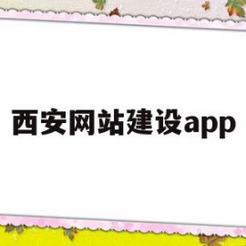 西安网站建设app(西安网站建设公司十强)