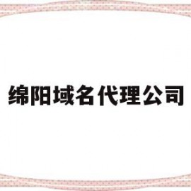 关于绵阳域名代理公司的信息