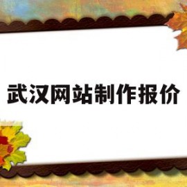 武汉网站制作报价(哈尔滨网站制作报价)