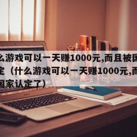 什么游戏可以一天赚1000元,而且被国家认定（什么游戏可以一天赚1000元,而且被国家认定了）