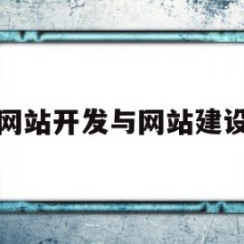 网站开发与网站建设(网站开发与网站建设的关系)