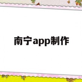 南宁app制作(南宁app开发公司)