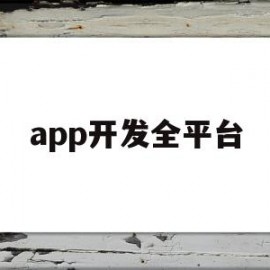 app开发全平台(app开发哪家比较好)