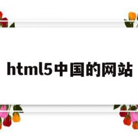 html5中国的网站(html5的网站有哪些)