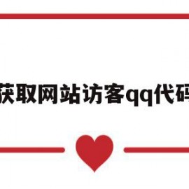 获取网站访客qq代码(获取网站访客代码失败)