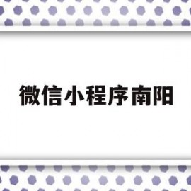 微信小程序南阳(微信怎么申请南阳健康码)