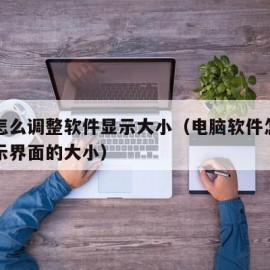 电脑怎么调整软件显示大小（电脑软件怎么调整显示界面的大小）