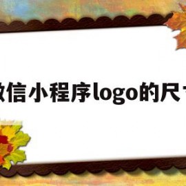 微信小程序logo的尺寸(微信小程序logo的尺寸是多少)