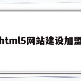 html5网站建设加盟(html5网页设计项目源码)