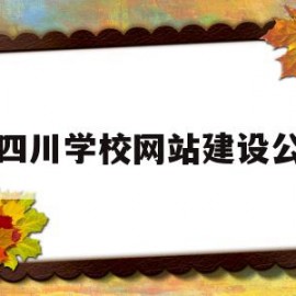 关于四川学校网站建设公的信息